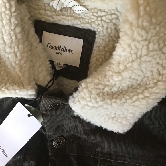🍃SALE! BNWT GOODFELLOW & CO CORD TRUCKER JACKET - Picture 7 of 10